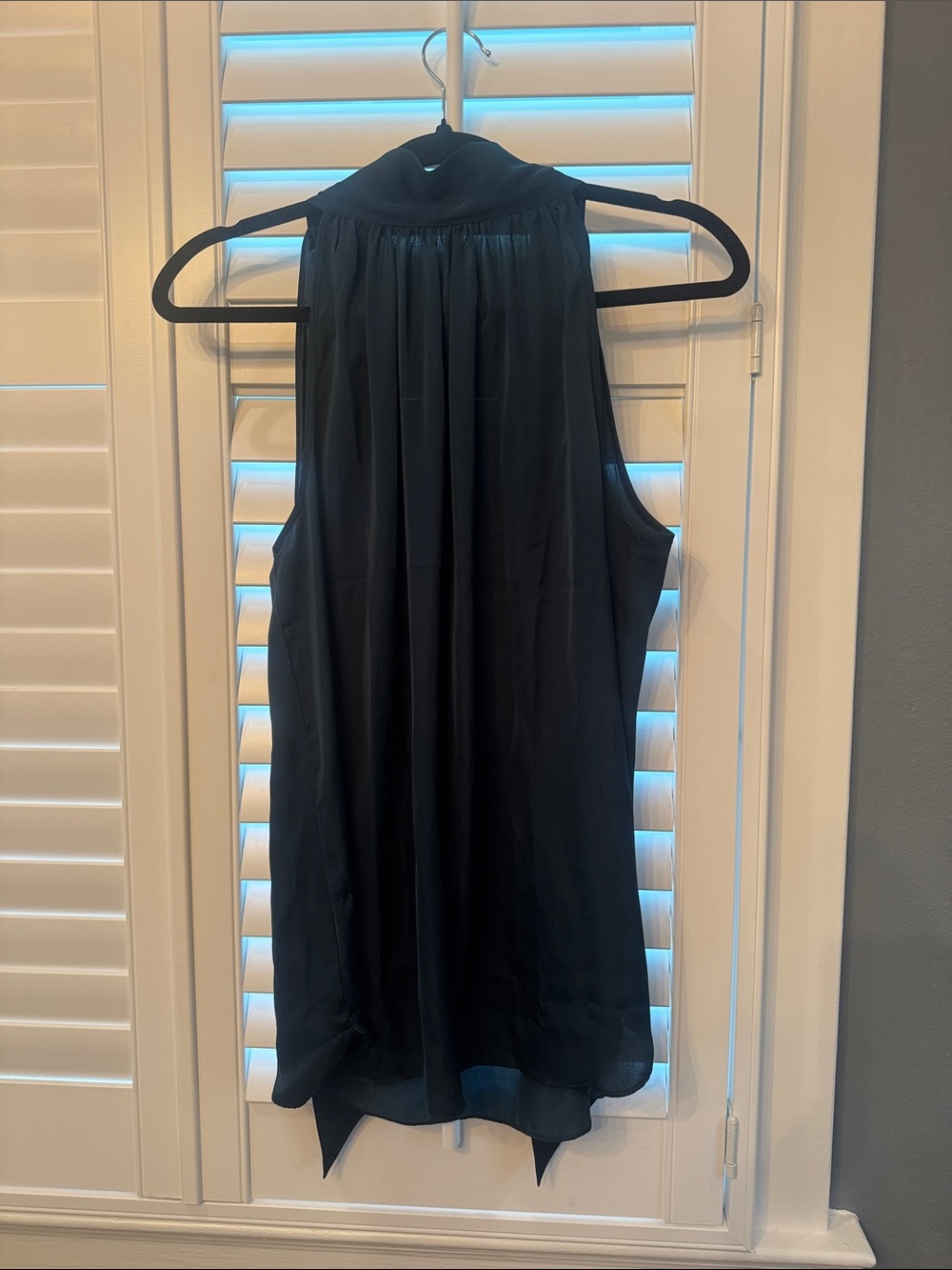 Max Studio Dark Green Sleeveless Blouse